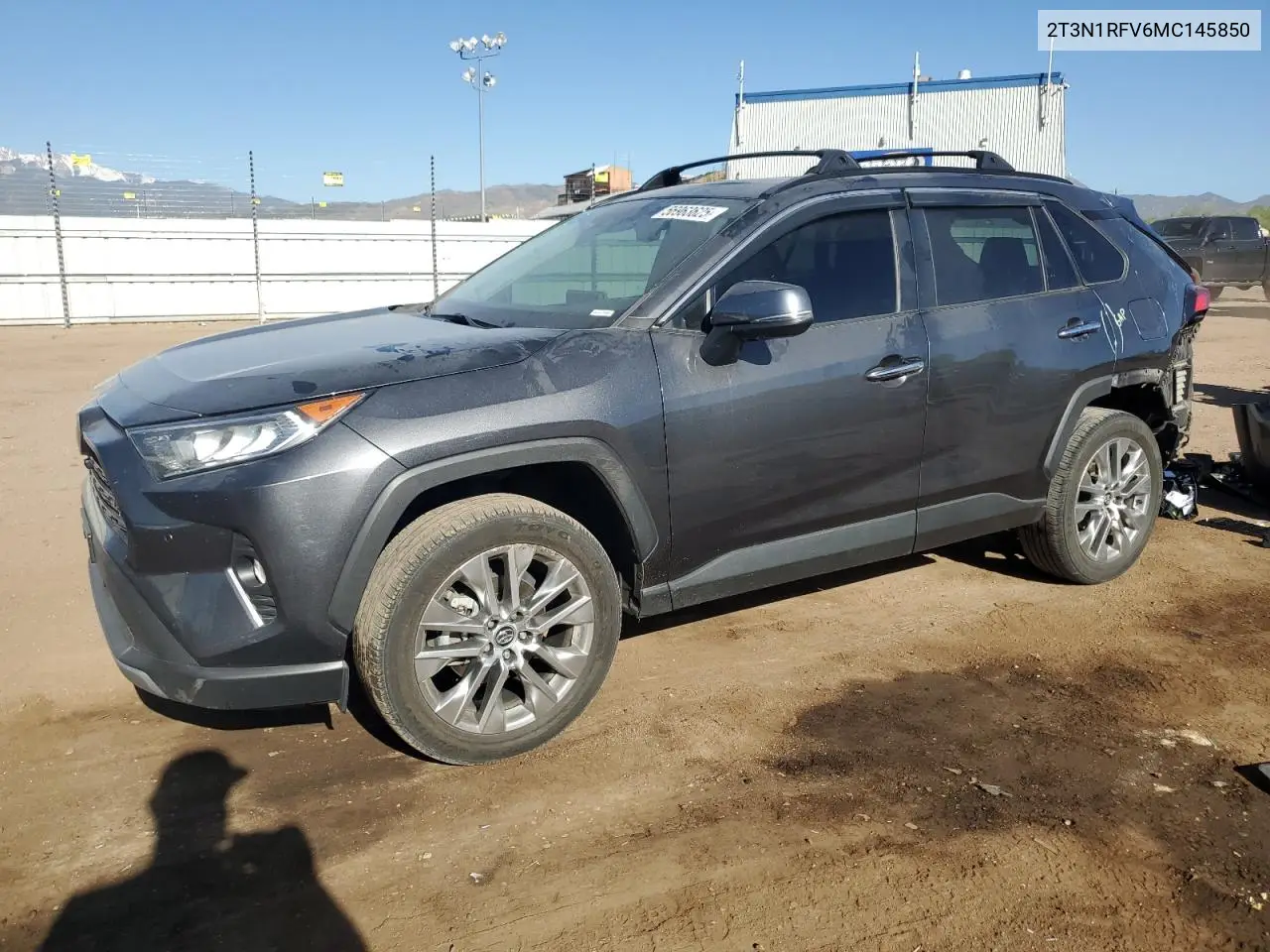 2021 Toyota Rav4 Limited VIN: 2T3N1RFV6MC145850 Lot: 56963625