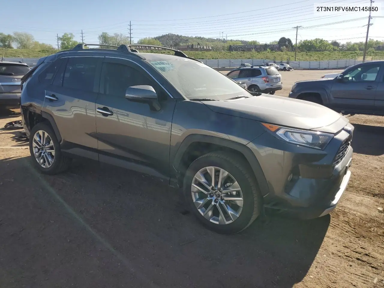 2021 Toyota Rav4 Limited VIN: 2T3N1RFV6MC145850 Lot: 56963625