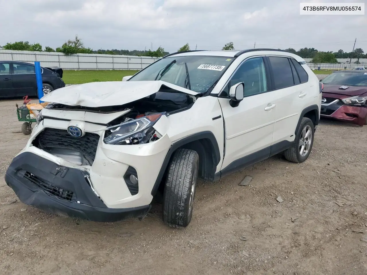 2021 Toyota Rav4 Xle Premium VIN: 4T3B6RFV8MU056574 Lot: 56977735