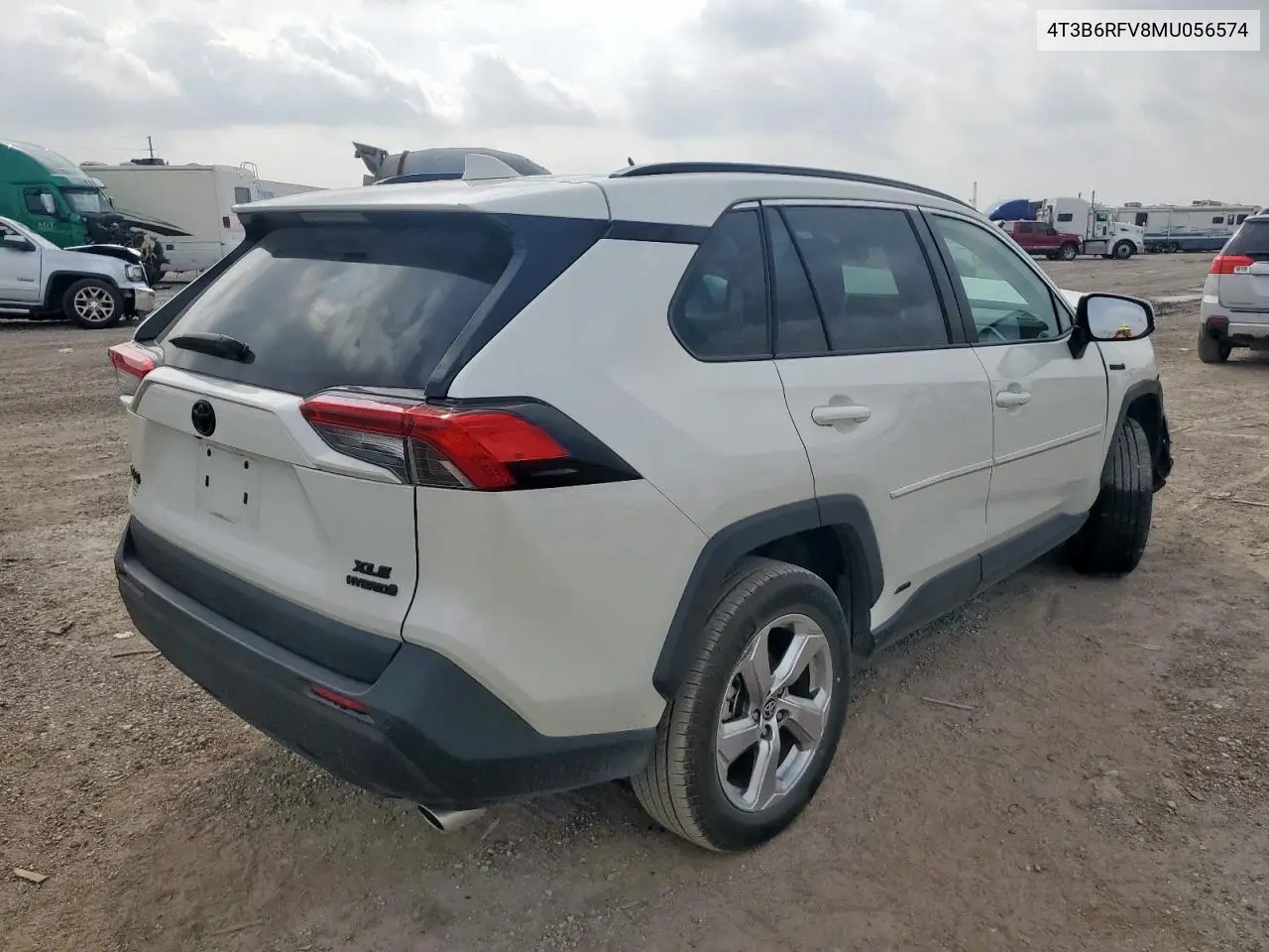 2021 Toyota Rav4 Xle Premium VIN: 4T3B6RFV8MU056574 Lot: 56977735