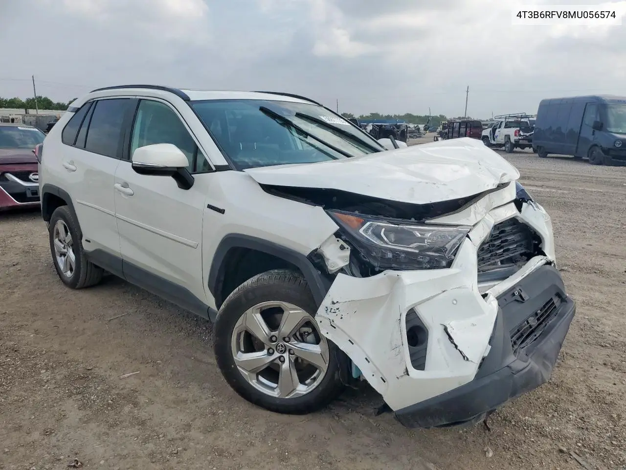 2021 Toyota Rav4 Xle Premium VIN: 4T3B6RFV8MU056574 Lot: 56977735
