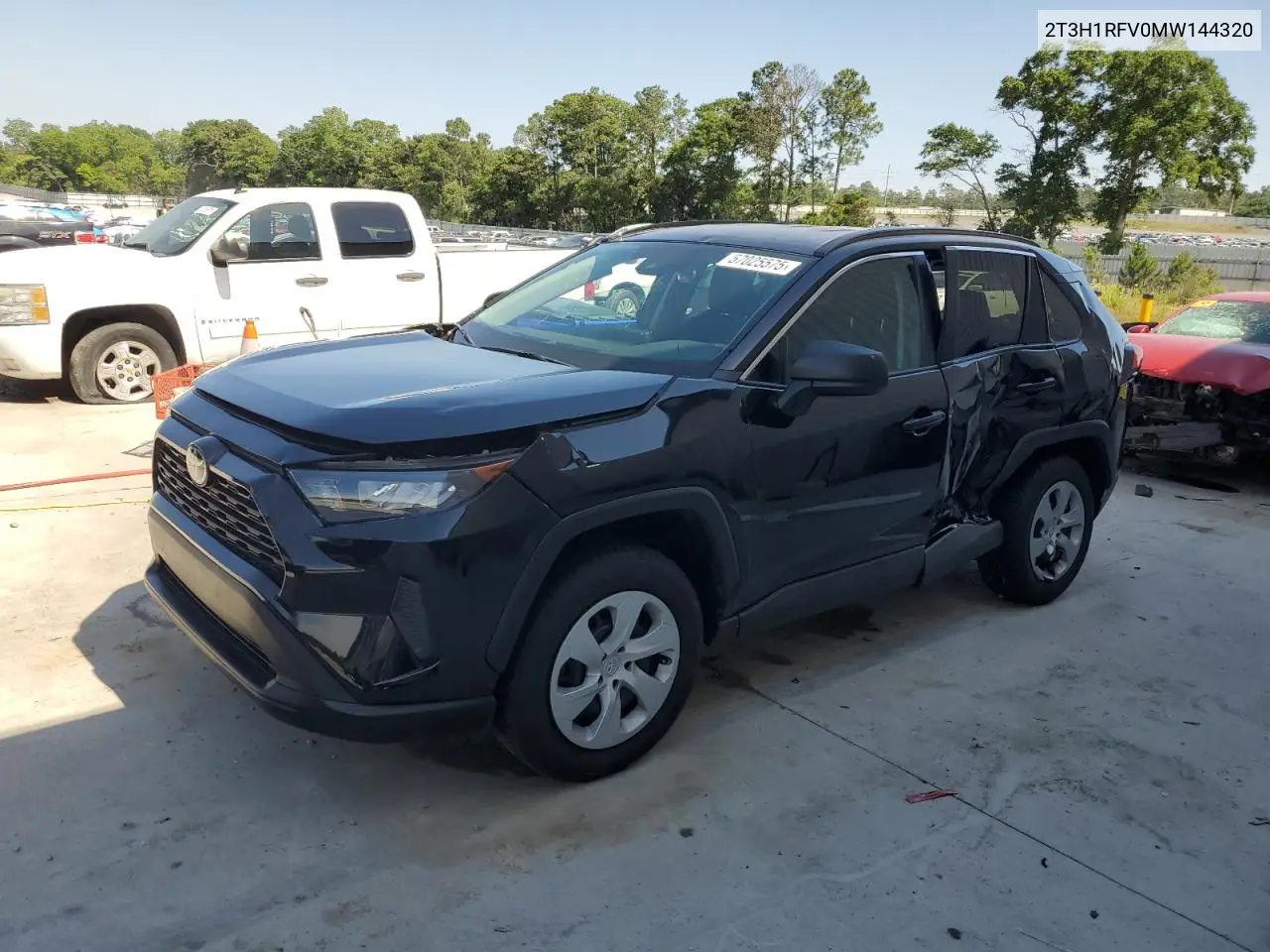 2021 Toyota Rav4 Le VIN: 2T3H1RFV0MW144320 Lot: 57025575