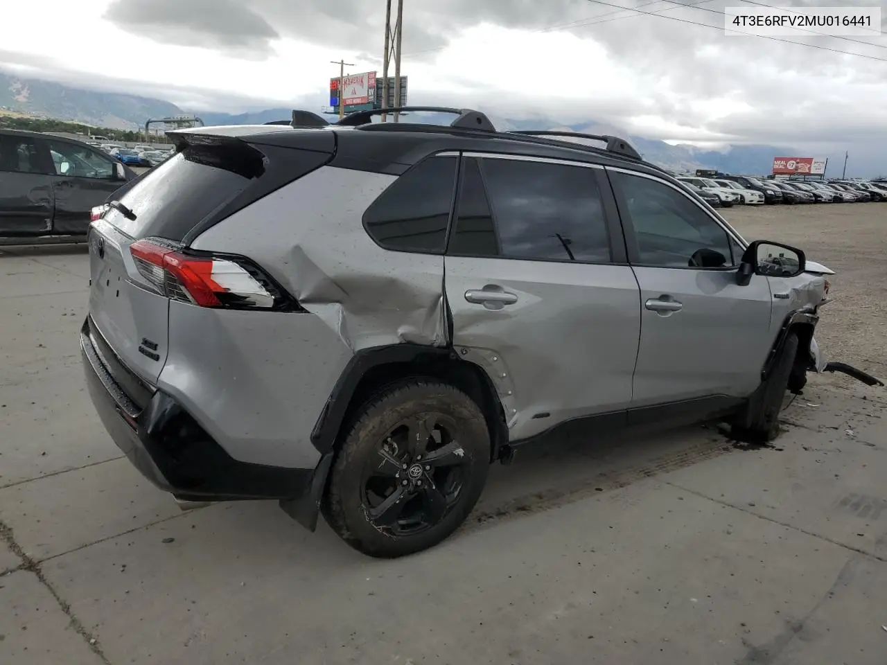 2021 Toyota Rav4 Xse VIN: 4T3E6RFV2MU016441 Lot: 57090975
