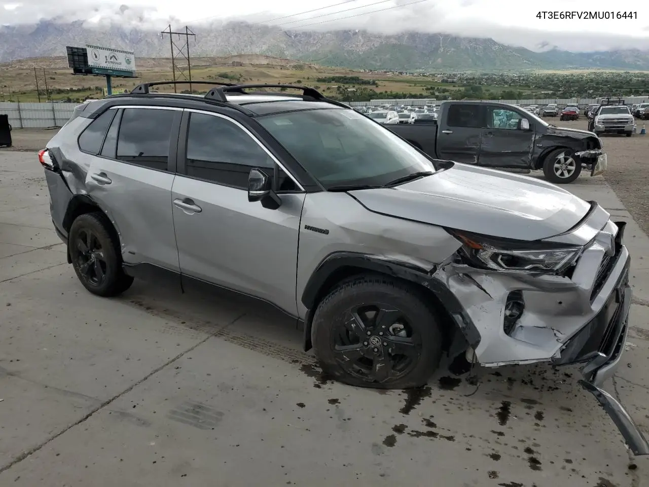 2021 Toyota Rav4 Xse VIN: 4T3E6RFV2MU016441 Lot: 57090975