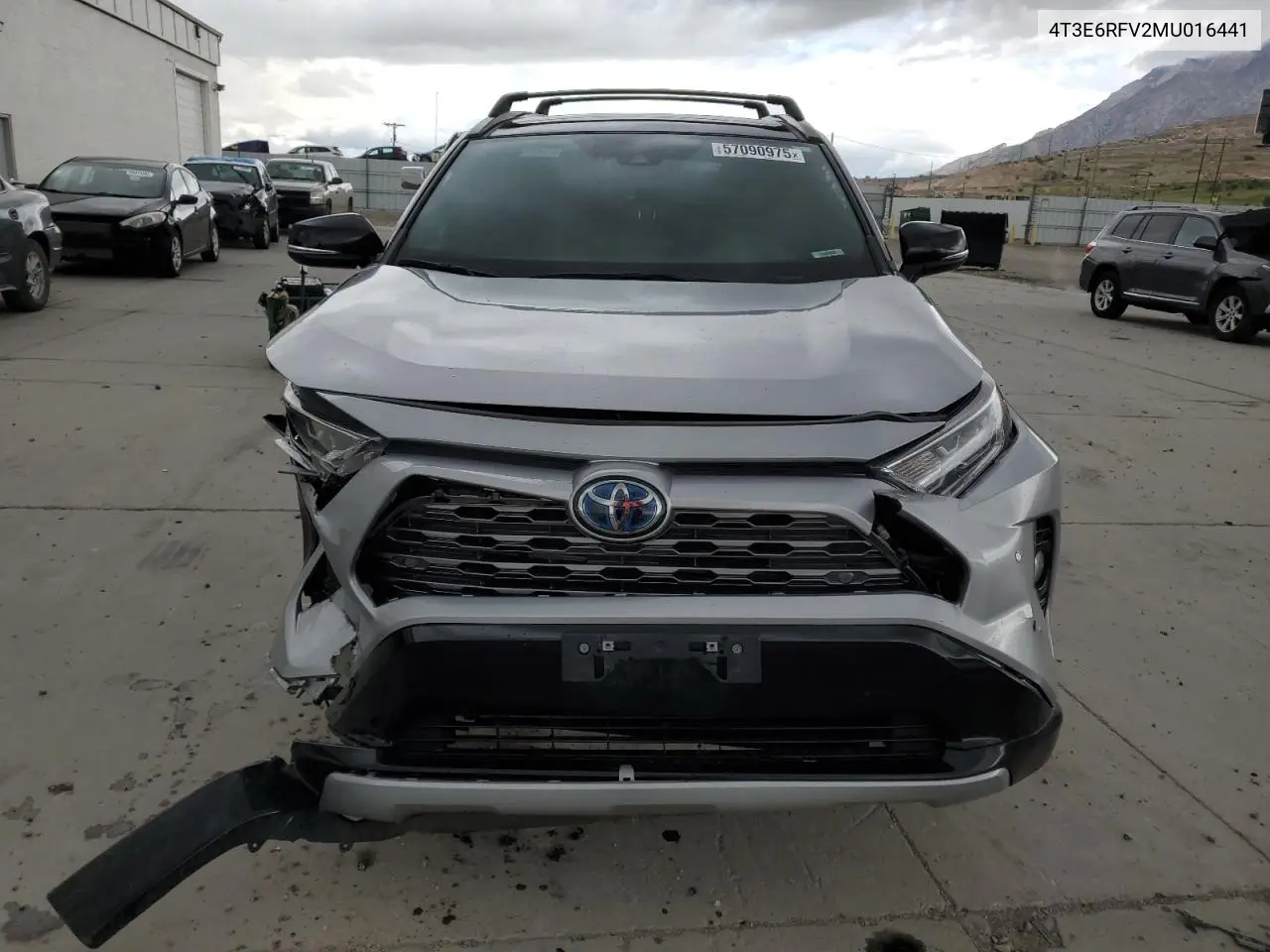2021 Toyota Rav4 Xse VIN: 4T3E6RFV2MU016441 Lot: 57090975