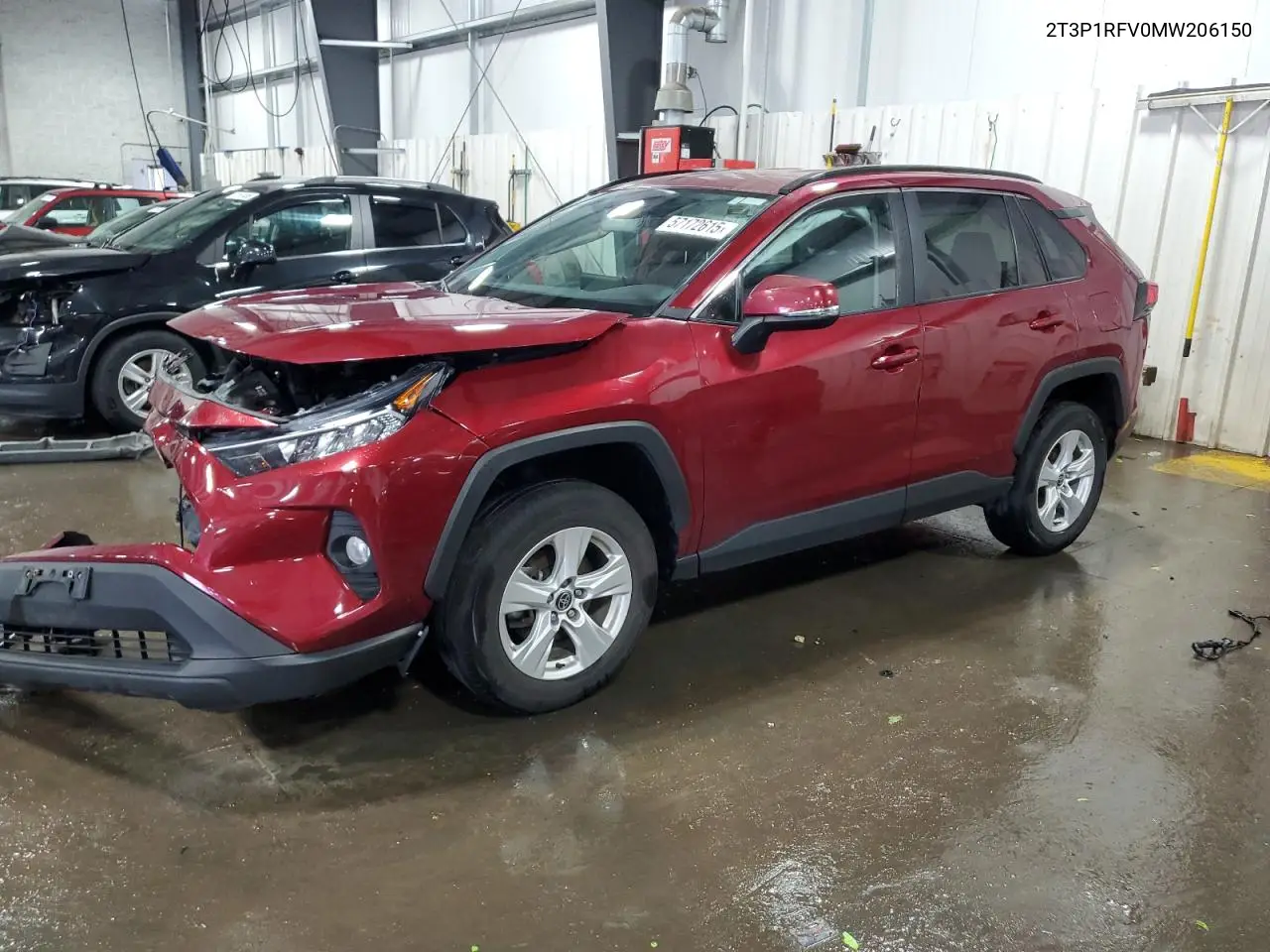 2021 Toyota Rav4 Xle VIN: 2T3P1RFV0MW206150 Lot: 57172615