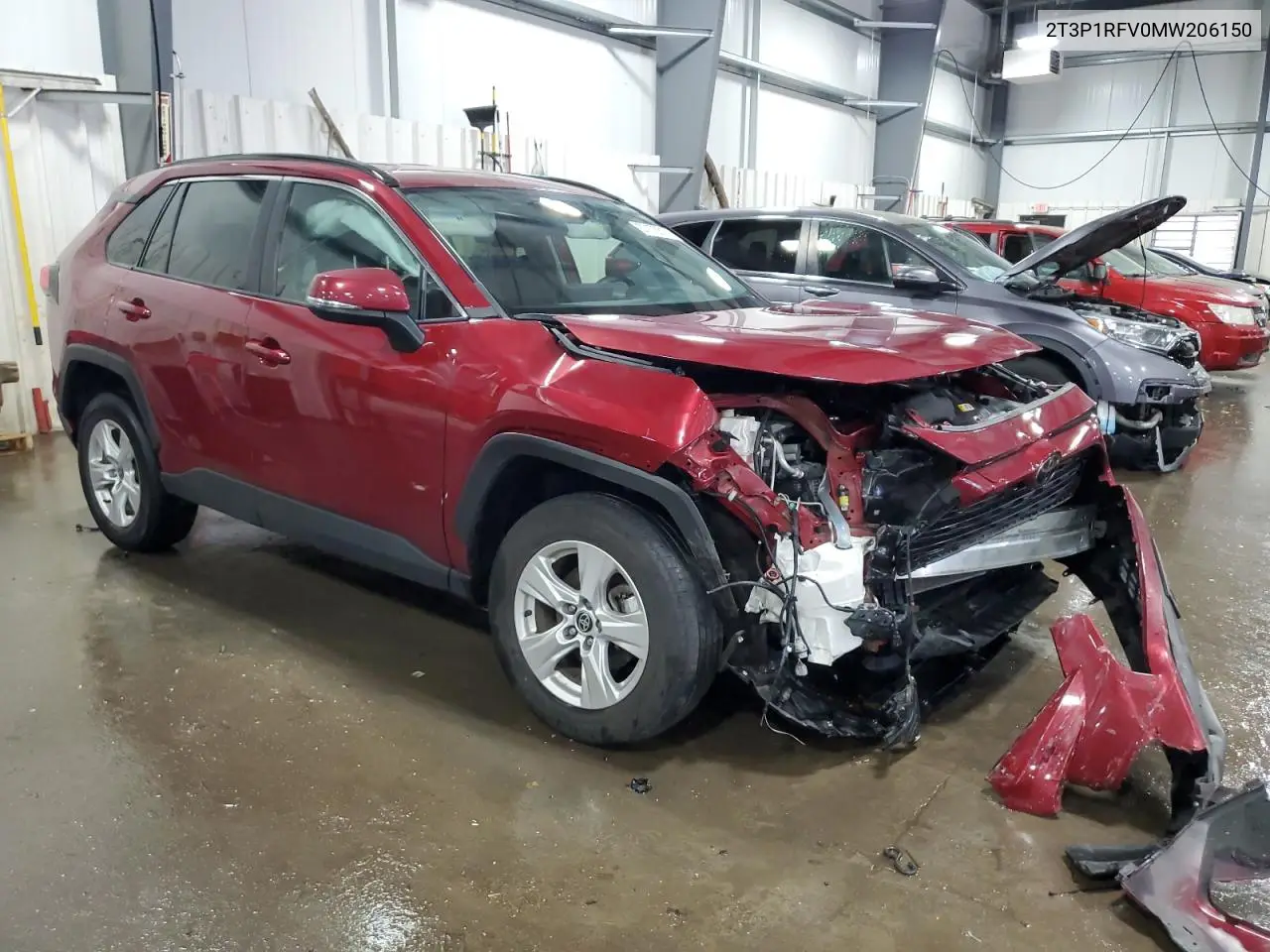 2021 Toyota Rav4 Xle VIN: 2T3P1RFV0MW206150 Lot: 57172615