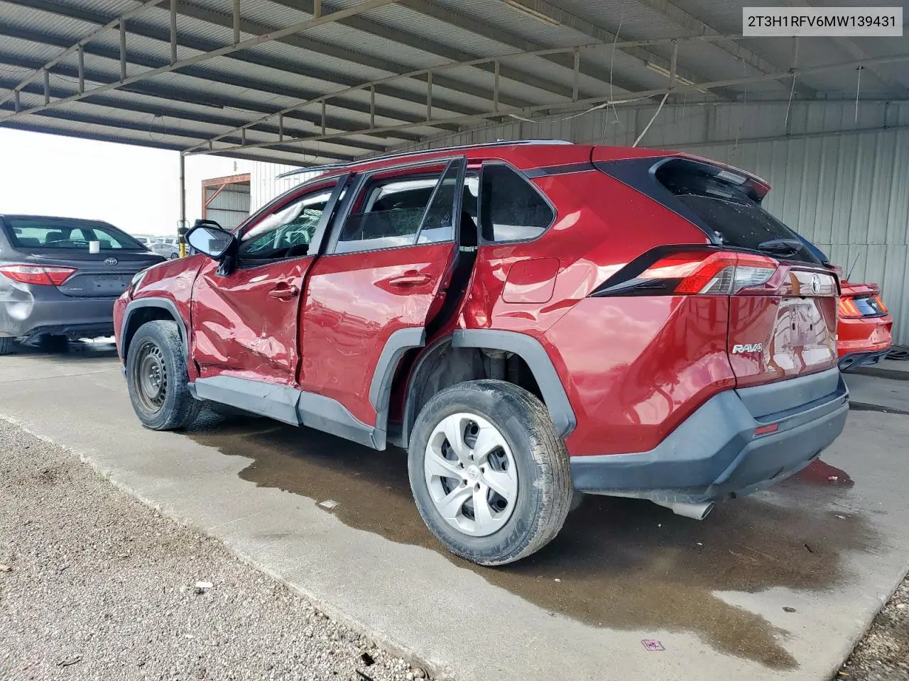 2021 Toyota Rav4 Le VIN: 2T3H1RFV6MW139431 Lot: 58344455