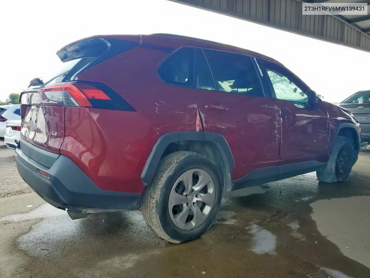 2021 Toyota Rav4 Le VIN: 2T3H1RFV6MW139431 Lot: 58344455
