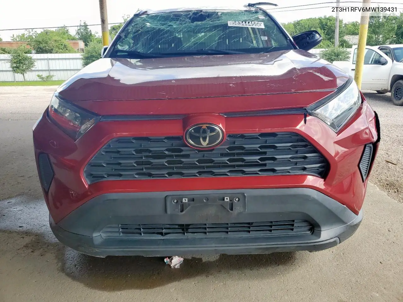 2021 Toyota Rav4 Le VIN: 2T3H1RFV6MW139431 Lot: 58344455