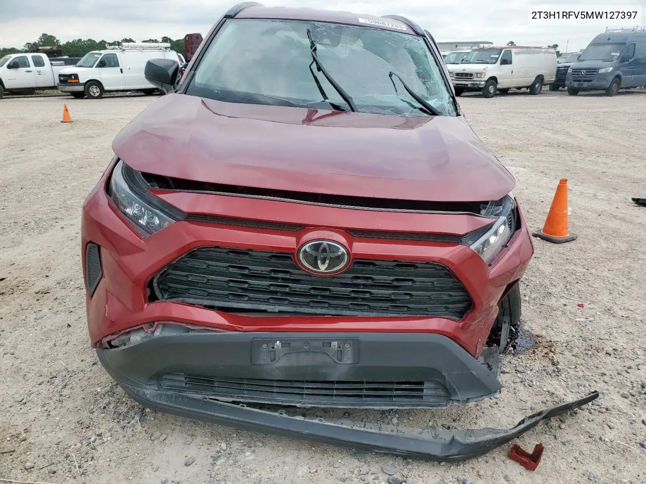 2021 Toyota Rav4 Le VIN: 2T3H1RFV5MW127397 Lot: 59687285