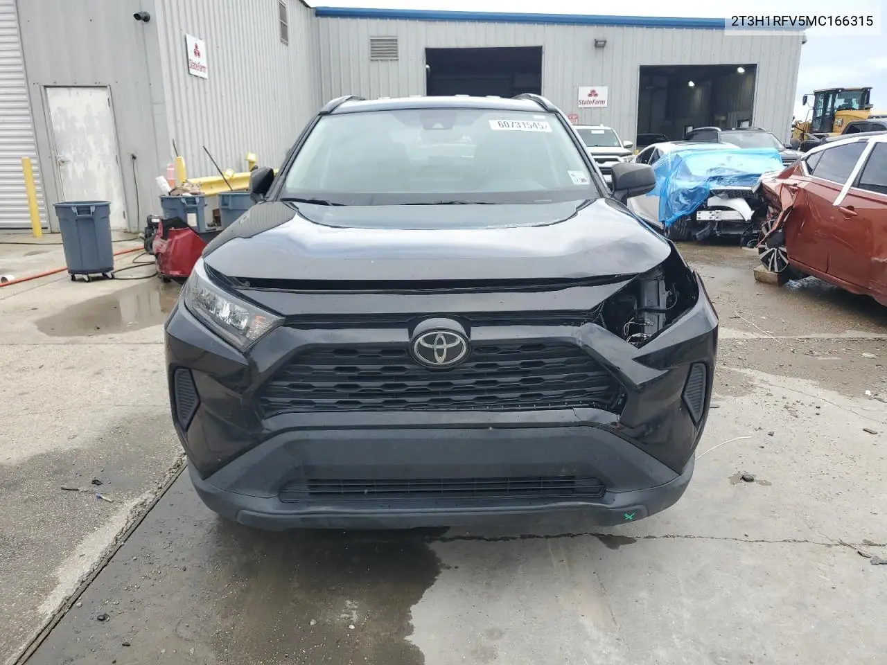 2021 Toyota Rav4 Le VIN: 2T3H1RFV5MC166315 Lot: 60731545