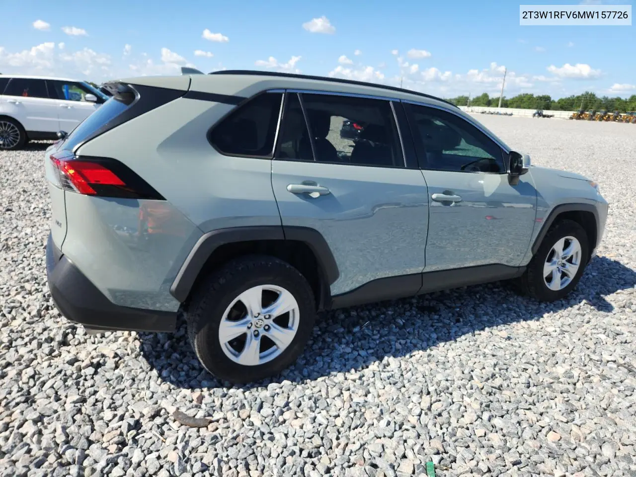 2021 Toyota Rav4 Xle VIN: 2T3W1RFV6MW157726 Lot: 61352785