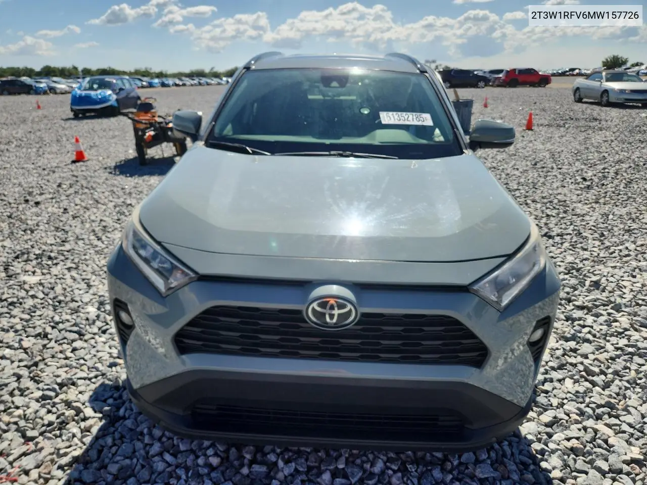 2021 Toyota Rav4 Xle VIN: 2T3W1RFV6MW157726 Lot: 61352785