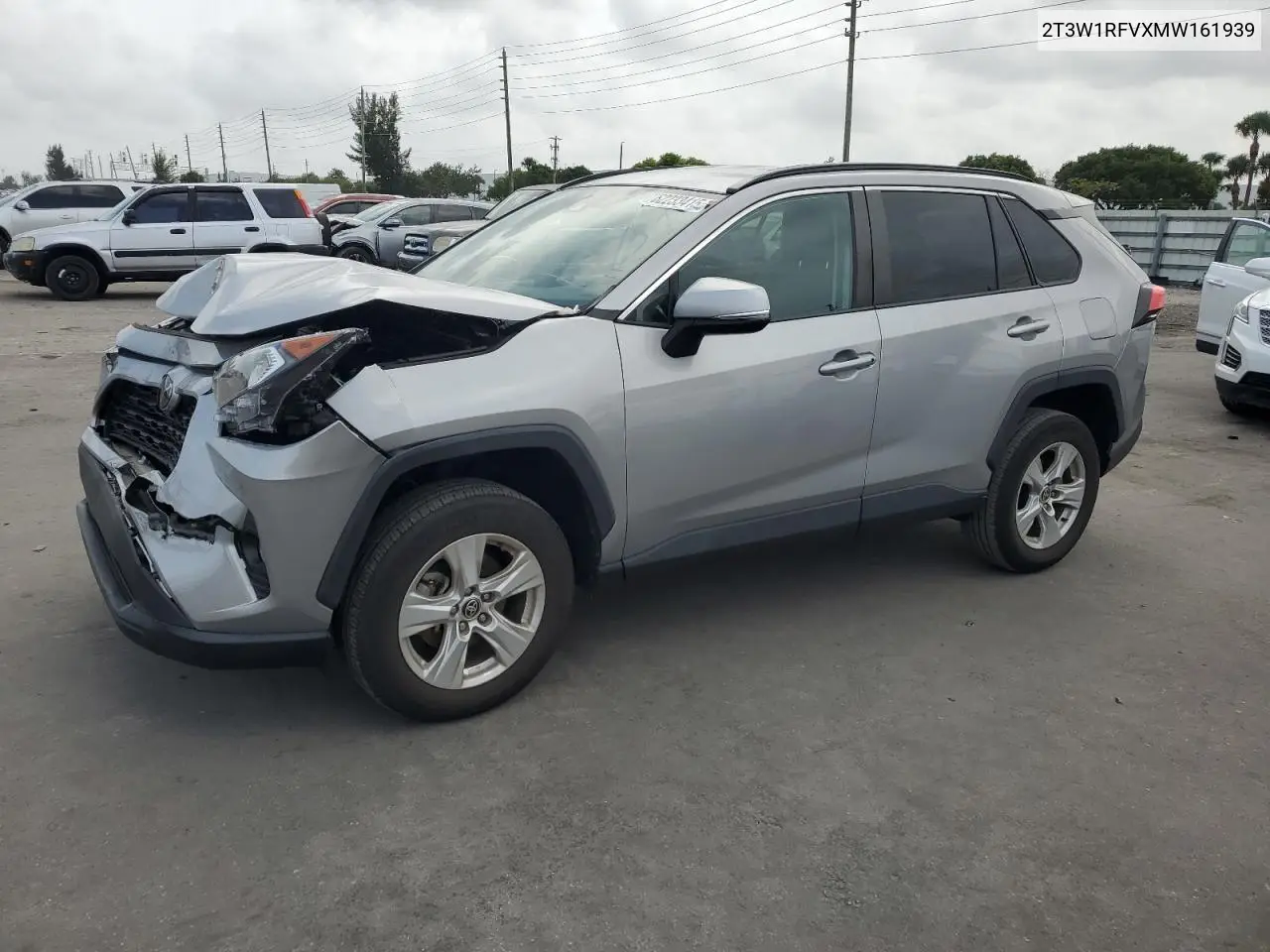 2021 Toyota Rav4 Xle VIN: 2T3W1RFVXMW161939 Lot: 62233415