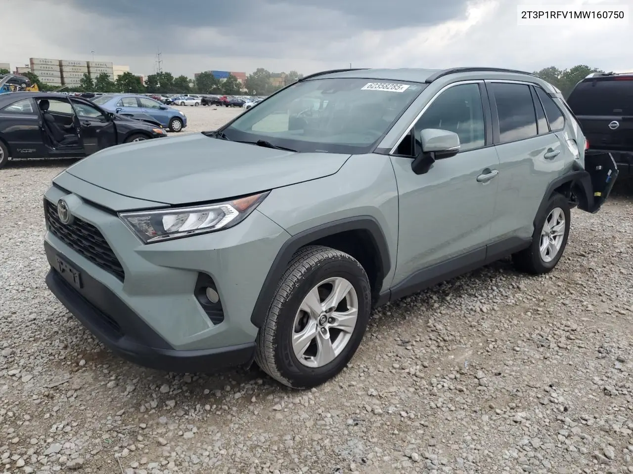 2021 Toyota Rav4 Xle VIN: 2T3P1RFV1MW160750 Lot: 62358285