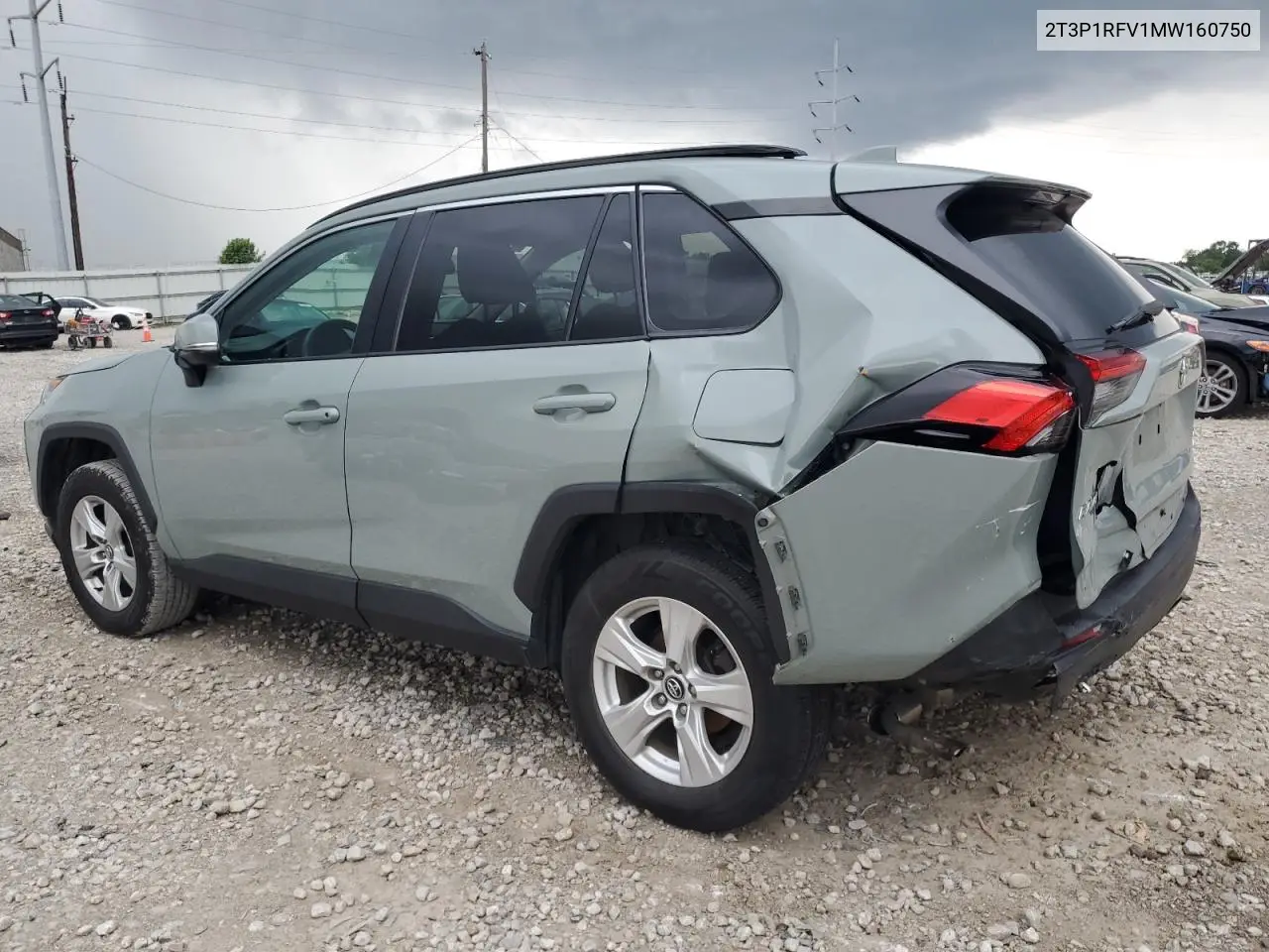 2021 Toyota Rav4 Xle VIN: 2T3P1RFV1MW160750 Lot: 62358285