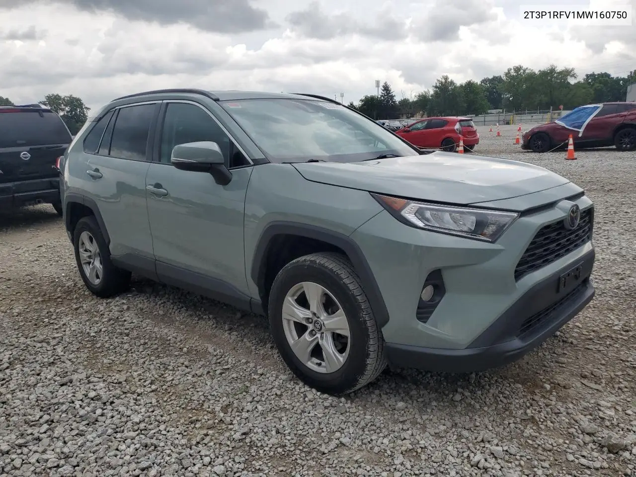 2021 Toyota Rav4 Xle VIN: 2T3P1RFV1MW160750 Lot: 62358285