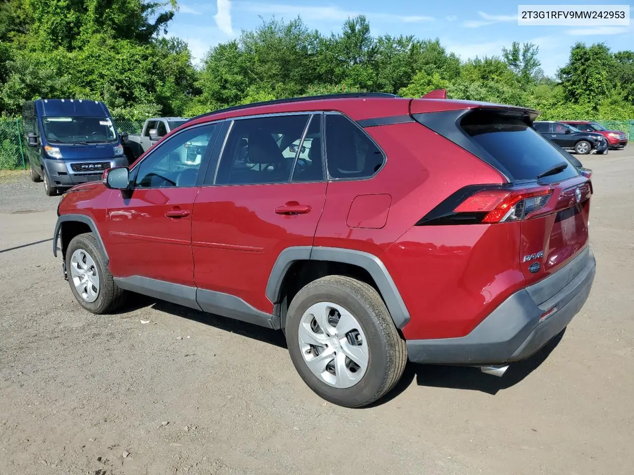 2021 Toyota Rav4 Le VIN: 2T3G1RFV9MW242953 Lot: 62368085