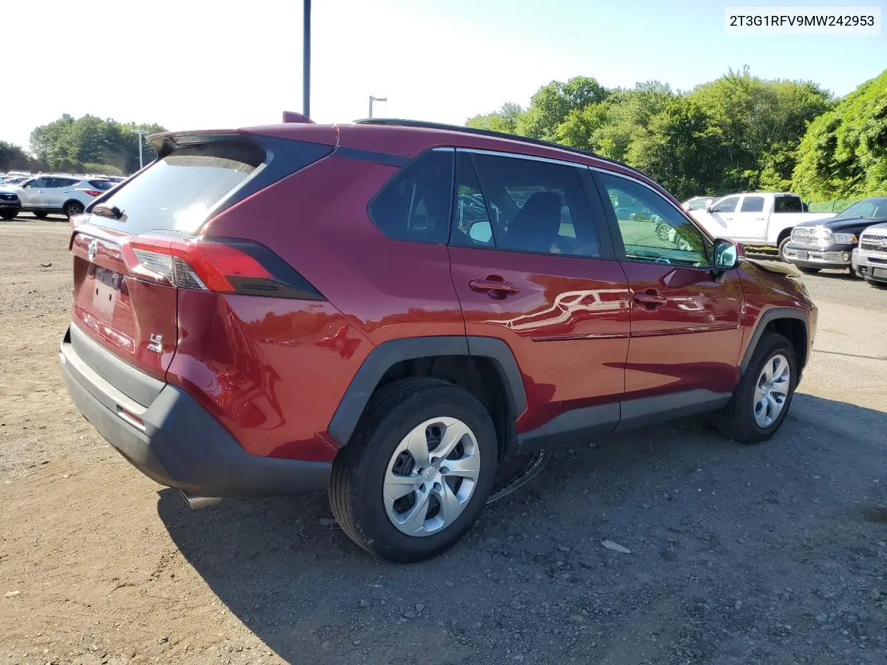 2021 Toyota Rav4 Le VIN: 2T3G1RFV9MW242953 Lot: 62368085