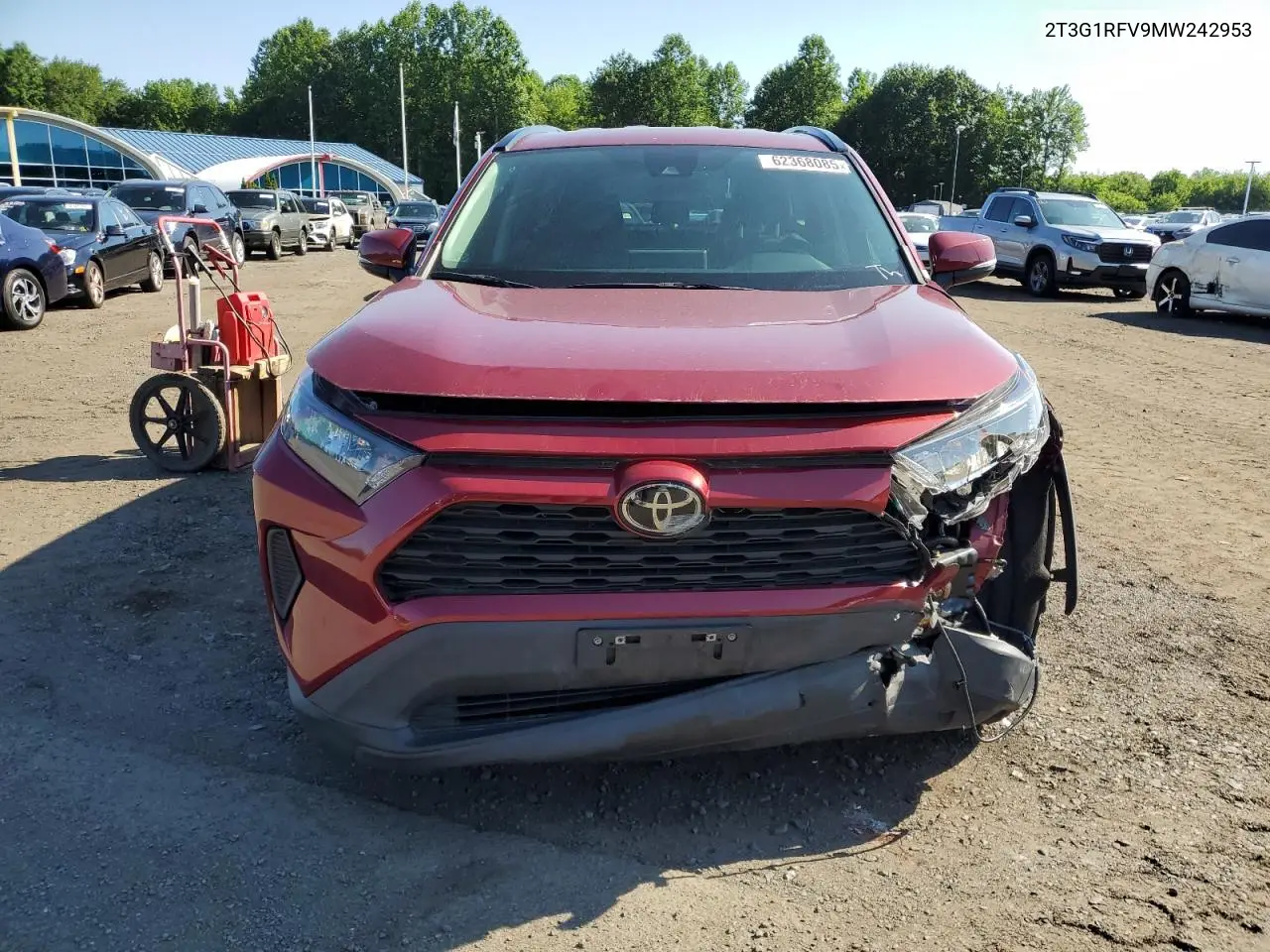 2021 Toyota Rav4 Le VIN: 2T3G1RFV9MW242953 Lot: 62368085