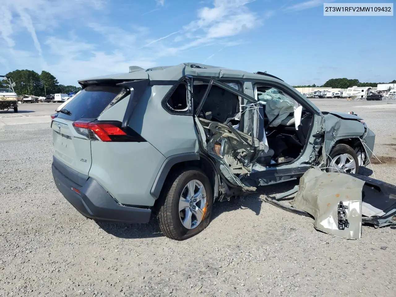 2021 Toyota Rav4 Xle VIN: 2T3W1RFV2MW109432 Lot: 62585895