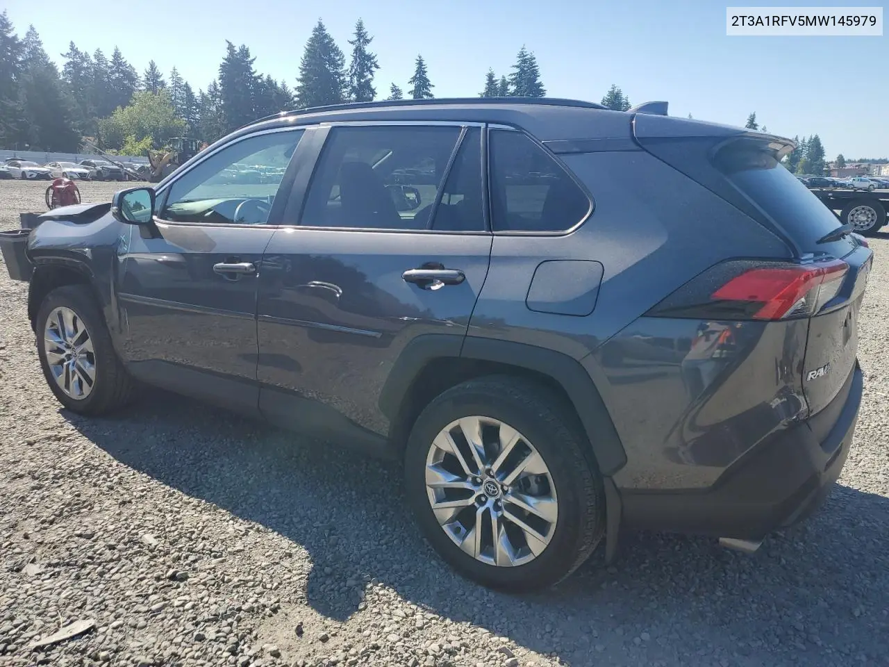2021 Toyota Rav4 Xle Premium VIN: 2T3A1RFV5MW145979 Lot: 62752895