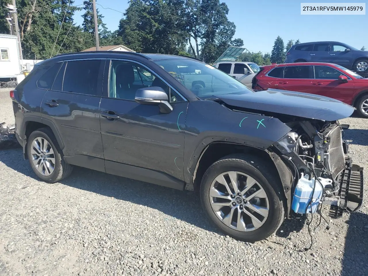 2021 Toyota Rav4 Xle Premium VIN: 2T3A1RFV5MW145979 Lot: 62752895