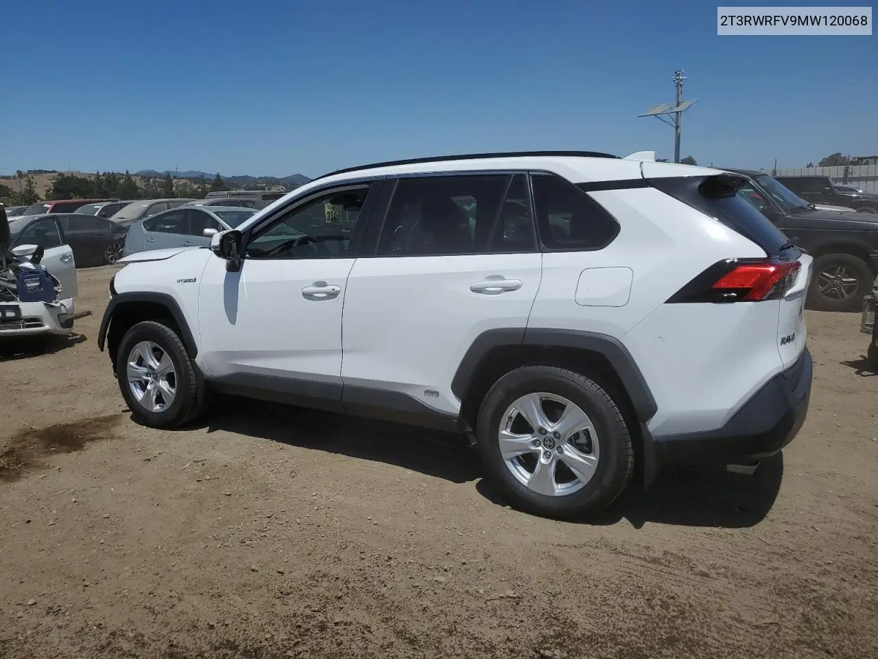 2t3rwrfv9mw120068 2T3RWRFV9MW120068 2021 Toyota Rav4 Xle