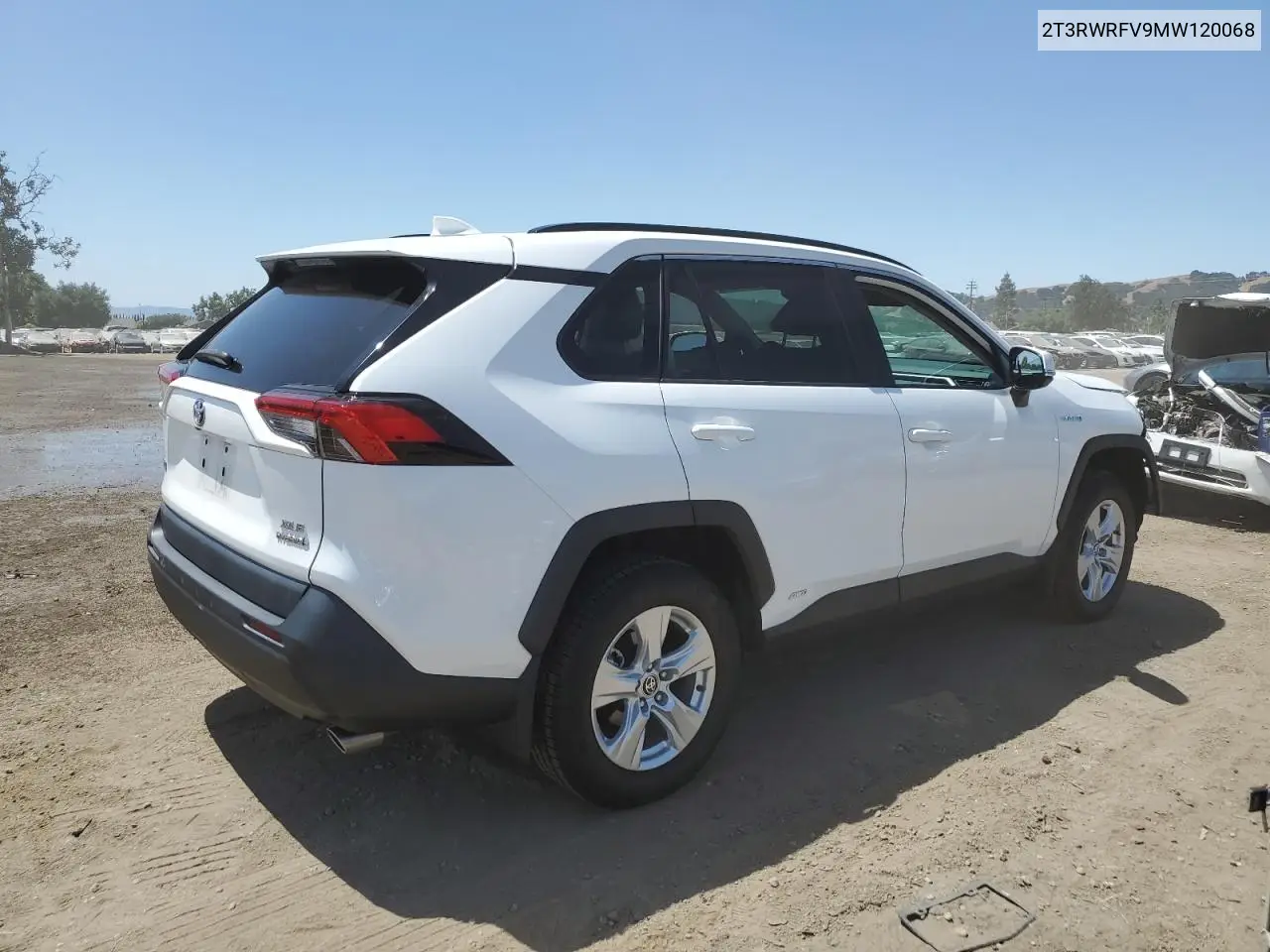 2t3rwrfv9mw120068 2T3RWRFV9MW120068 2021 Toyota Rav4 Xle