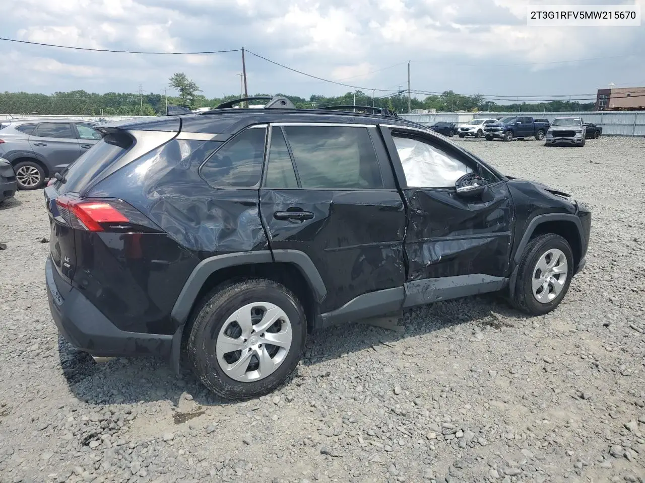 2021 Toyota Rav4 Le VIN: 2T3G1RFV5MW215670 Lot: 62891905