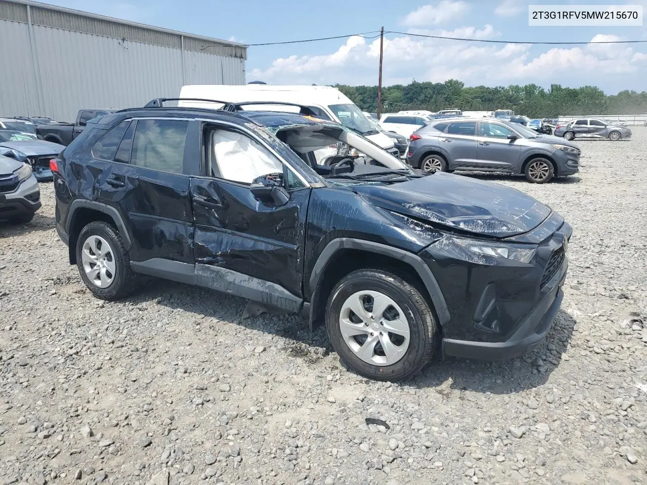 2021 Toyota Rav4 Le VIN: 2T3G1RFV5MW215670 Lot: 62891905