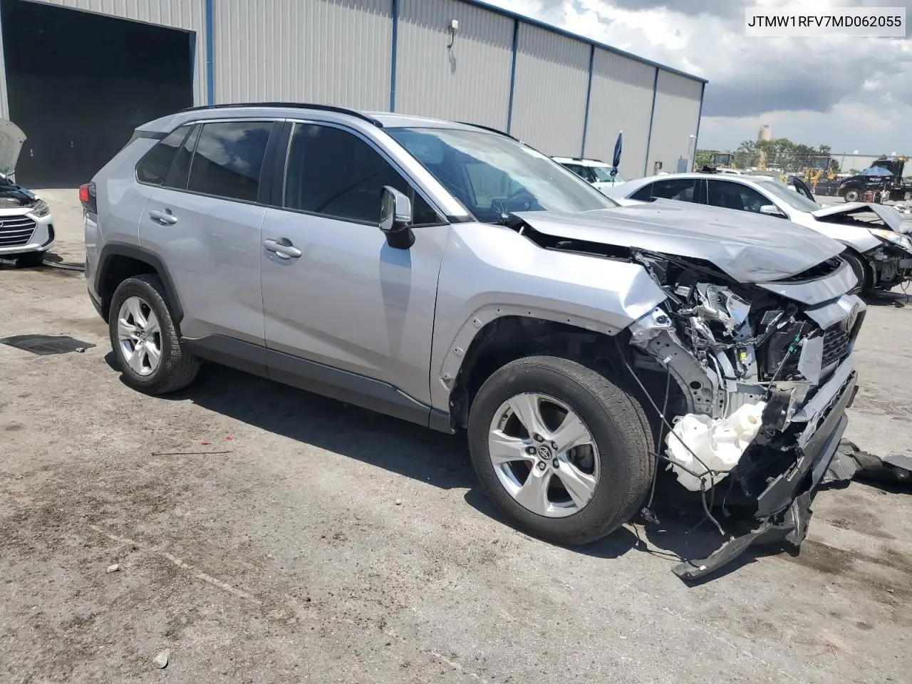 2021 Toyota Rav4 Xle VIN: JTMW1RFV7MD062055 Lot: 62943995