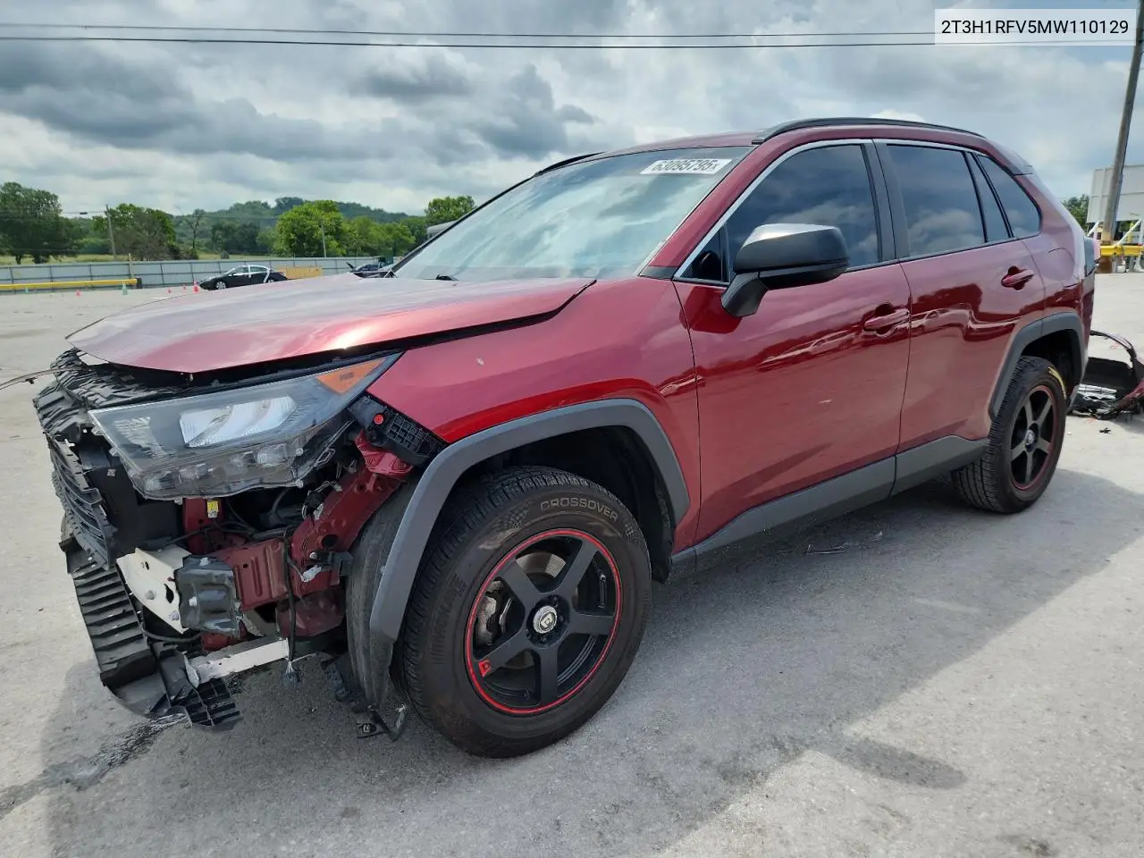 2021 Toyota Rav4 Le VIN: 2T3H1RFV5MW110129 Lot: 63095795