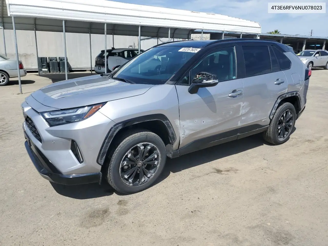 2022 Toyota Rav4 Xse VIN: 4T3E6RFV6NU078023 Lot: 53267605