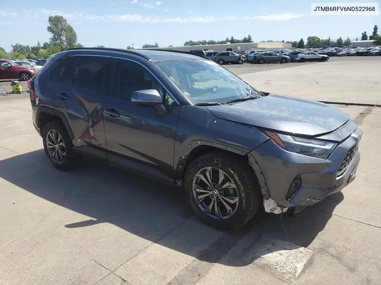 2022 Toyota Rav4 Xle Premium VIN: JTMB6RFV6ND522968 Lot: 55462695