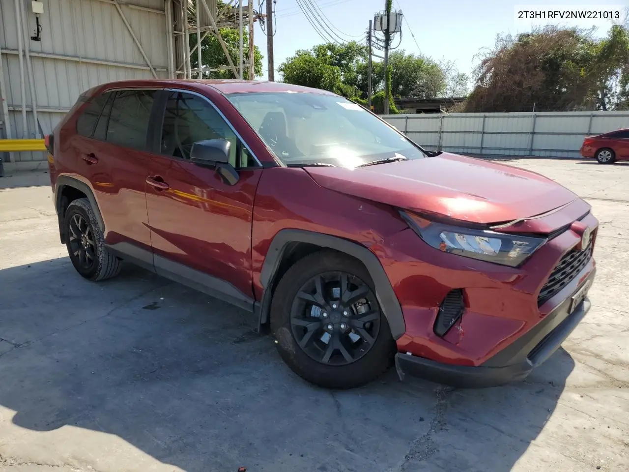 2022 Toyota Rav4 Le VIN: 2T3H1RFV2NW221013 Lot: 56740385