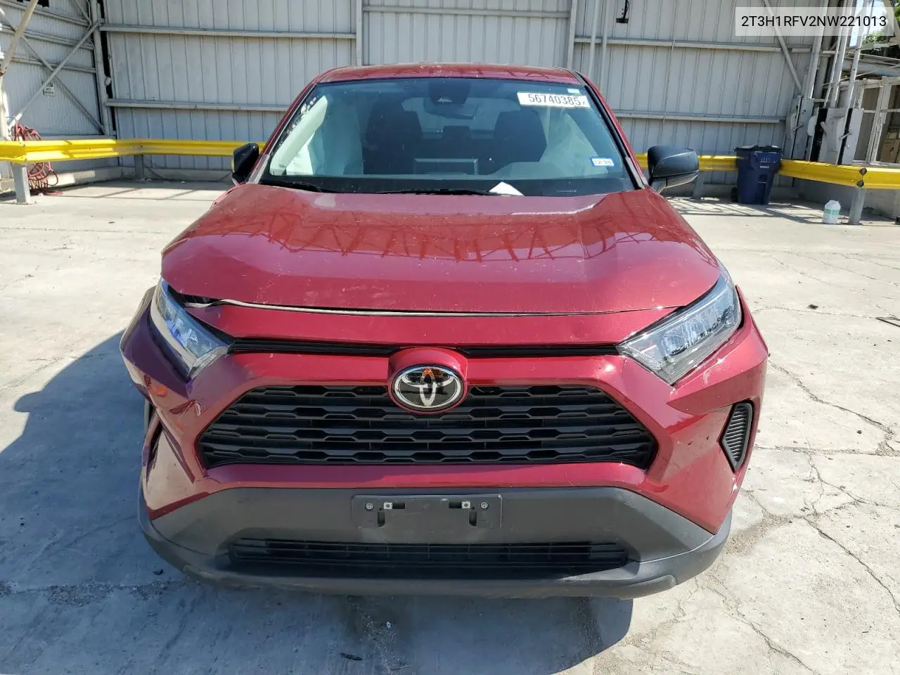 2022 Toyota Rav4 Le VIN: 2T3H1RFV2NW221013 Lot: 56740385