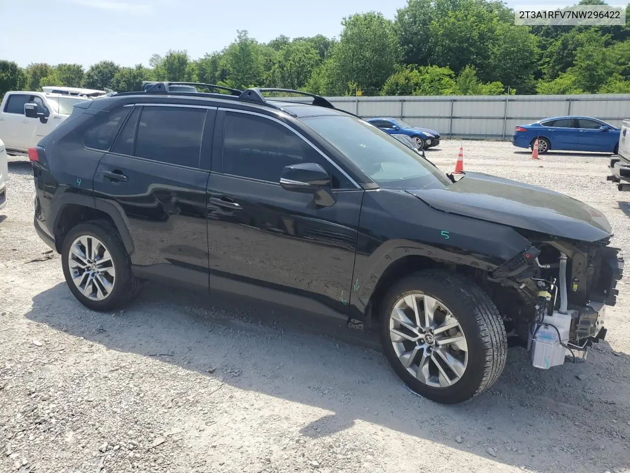 2022 Toyota Rav4 Xle Premium VIN: 2T3A1RFV7NW296422 Lot: 56755025