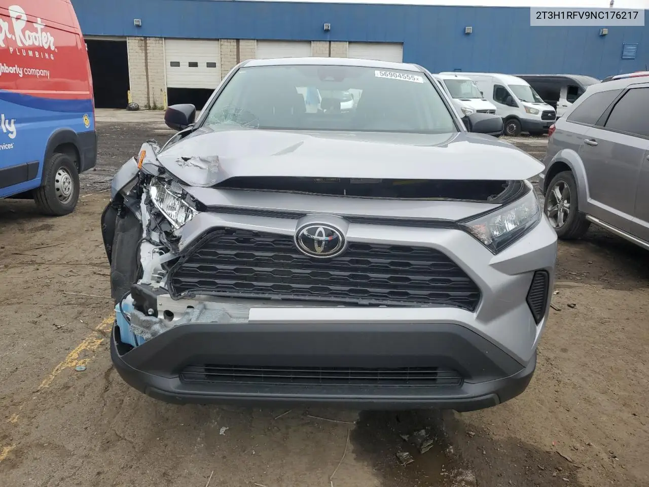 2022 Toyota Rav4 Le VIN: 2T3H1RFV9NC176217 Lot: 56904555