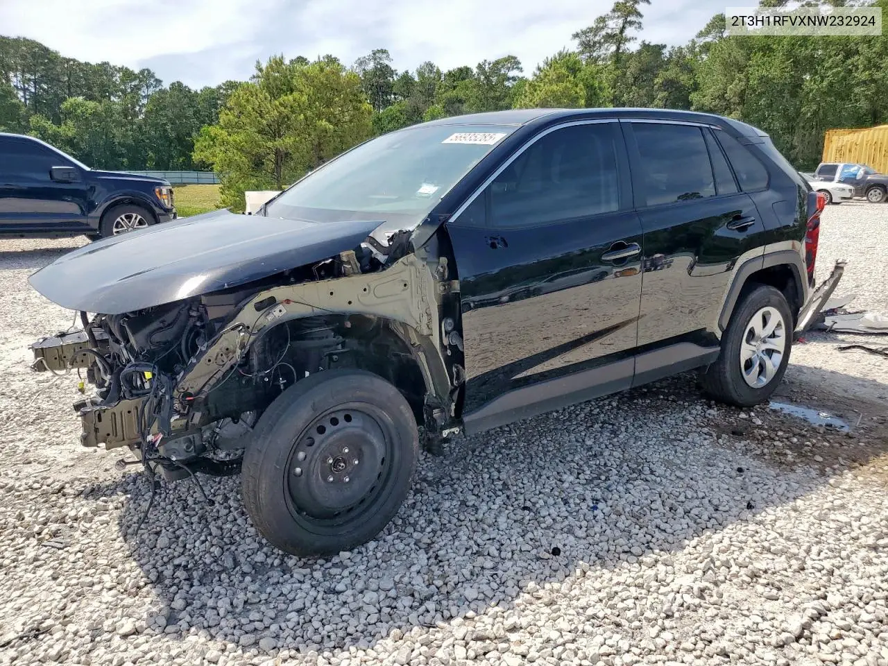 2t3h1rfvxnw232924 2T3H1RFVXNW232924 2022 Toyota Rav4 Le