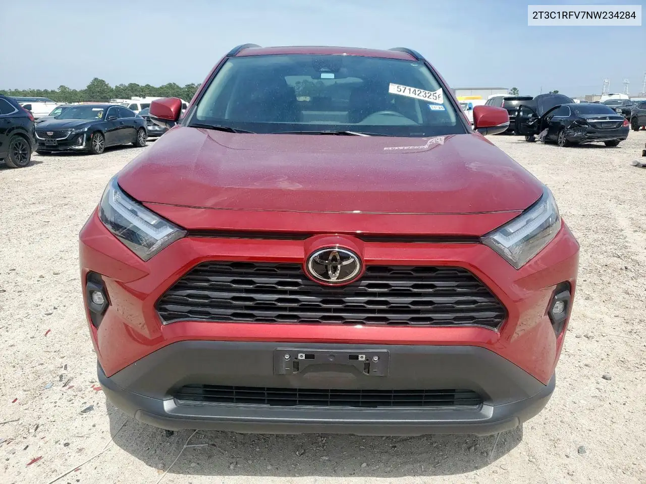 2022 Toyota Rav4 Xle Premium VIN: 2T3C1RFV7NW234284 Lot: 57142325