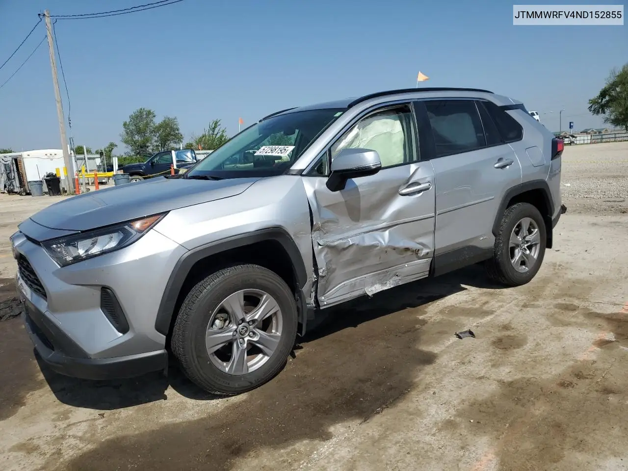 2022 Toyota Rav4 Le VIN: JTMMWRFV4ND152855 Lot: 57298195