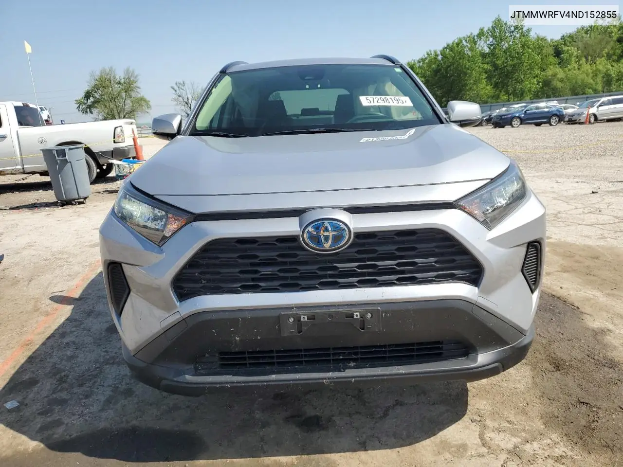 2022 Toyota Rav4 Le VIN: JTMMWRFV4ND152855 Lot: 57298195