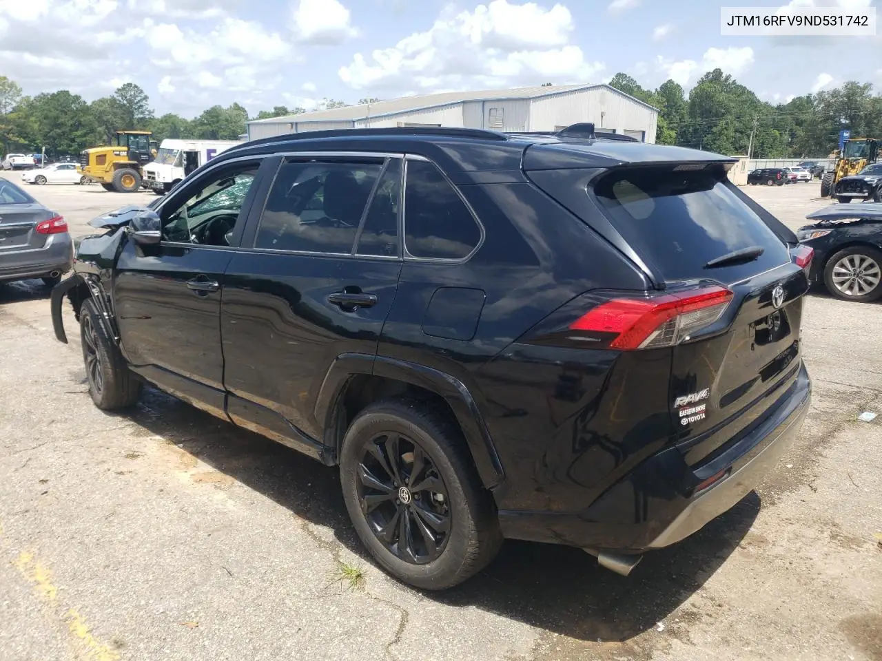 2022 Toyota Rav4 Se VIN: JTM16RFV9ND531742 Lot: 61457185