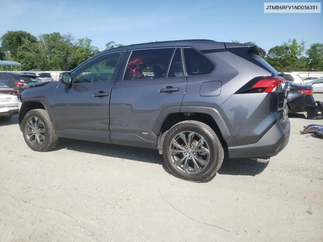 2022 Toyota Rav4 Xle Premium VIN: JTMB6RFV1ND056351 Lot: 61648465