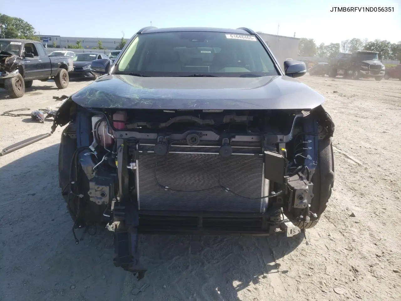 2022 Toyota Rav4 Xle Premium VIN: JTMB6RFV1ND056351 Lot: 61648465
