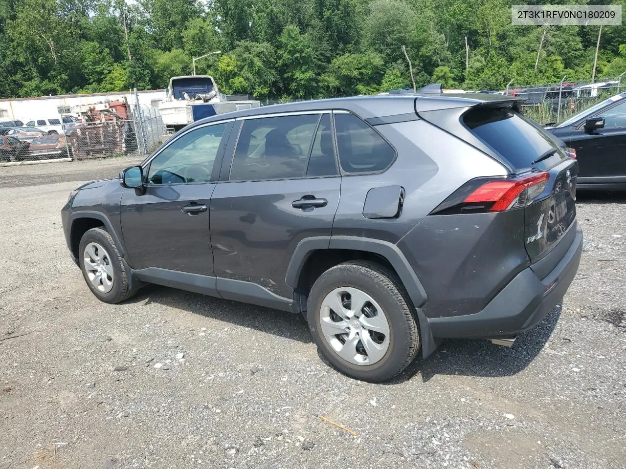 2022 Toyota Rav4 Le VIN: 2T3K1RFV0NC180209 Lot: 62137625