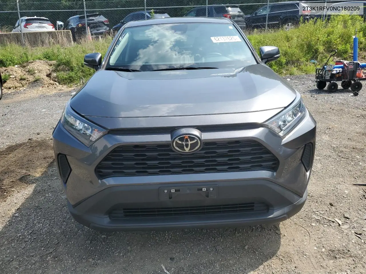 2022 Toyota Rav4 Le VIN: 2T3K1RFV0NC180209 Lot: 62137625