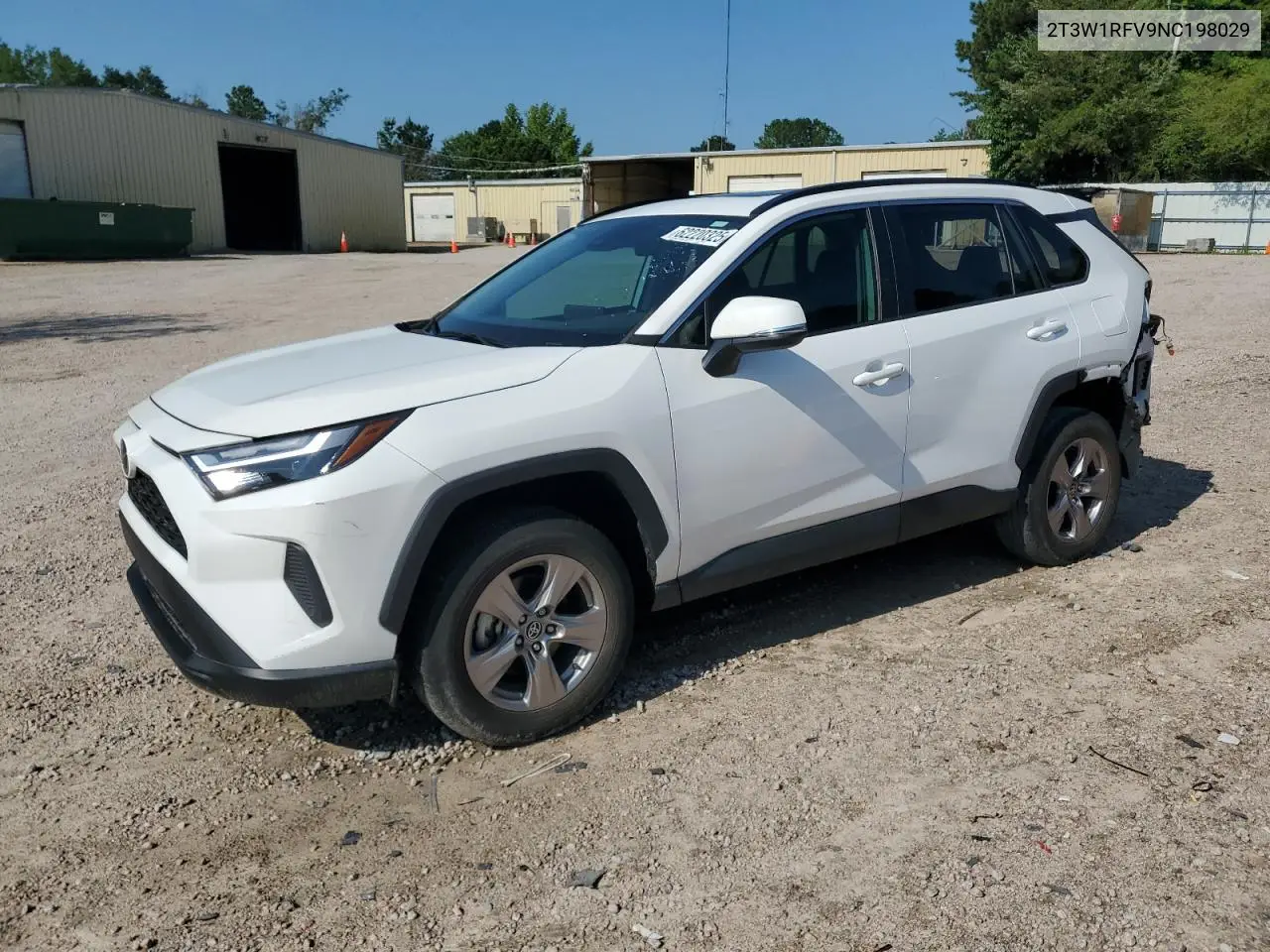 2022 Toyota Rav4 Xle VIN: 2T3W1RFV9NC198029 Lot: 62220325